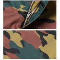 Men's Camouflage Camouflage Army Over The Ziper Casual Kne