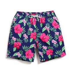 Men's Swimwear Fashion Beach Floral Print Holiday