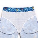 Bermuda Surfe Moda Praia Masculina Estampada Floral Azul Linda