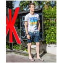 Men's Bermuda Striped Casual Fashion Calitta Summer