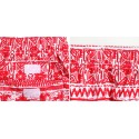 Men's Short Short Red Printed Beach above the knee