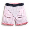 Men's Short Short Red Printed Beach above the knee