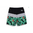 Men's Short Bermuda Floral Pattern Striped Beach Fashion