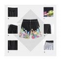 Men's Short Casual Printed Cartoon Colorful Cartoon