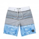 Short Masculino Moda Praia Listrado Play Boy Bonito Neutro