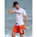 Bermuda de Banho Esporte Listrada Masculina Moda Praia