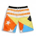 Men's Striped Short Beach Summer with Stars and Stripes