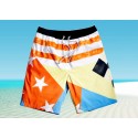 Men's Striped Short Beach Summer with Stars and Stripes