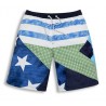Men's Striped Short Beach Summer with Stars and Stripes