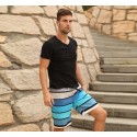 Men's Striped Bermuda Play Boy Casual Basic Hot Summer Days