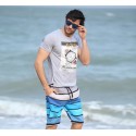 Bermuda Listrada Masculina Play Boy Casual Básica Dias Quente de Verão