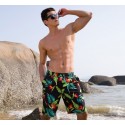 Bermuda Estampada Casual Floral Moda Verão Tropical Masculina