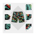 Bermuda Estampada Casual Floral Moda Verão Tropical Masculina