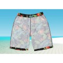 Bermuda Estampada Casual Floral Moda Verão Tropical Masculina