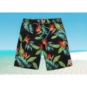 Bermuda Estampada Casual Floral Moda Verão Tropical Masculina