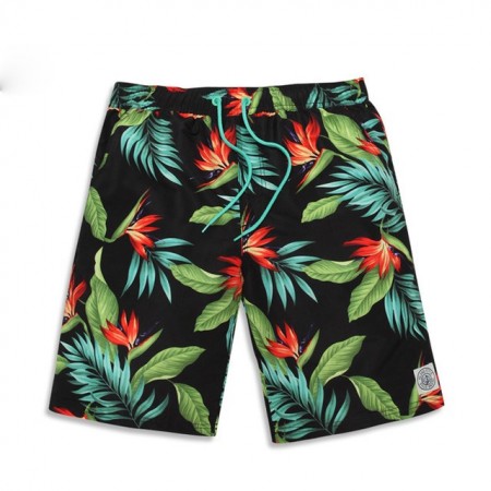 Bermuda Estampada Casual Floral Moda Verão Tropical Masculina