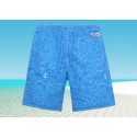 Men's Swimming Trunks Textured Water Light Blue Summer Fashion