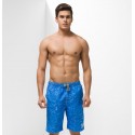 Men's Swimming Trunks Textured Water Light Blue Summer Fashion