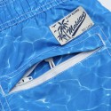 Men's Swimming Trunks Textured Water Light Blue Summer Fashion