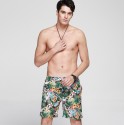 Bermuda Exclusiva Masculina Estampa Floral Moda Praia Verão Calitta