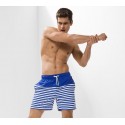 Short de Banho Masculino Listrado Moda Esporte de Verão Praia