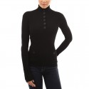 Winter Blouse Women Wool Long Sleeve Women Button