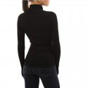 Winter Blouse Women Wool Long Sleeve Women Button