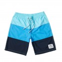 Men's Striped Blue Bermuda Shorts Degrade