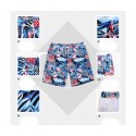 Short Chronic Masculino Moda Ar Livre Casual Estampa Floral Submarino