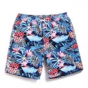 Short Chronic Masculino Moda Ar Livre Casual Estampa Floral Submarino