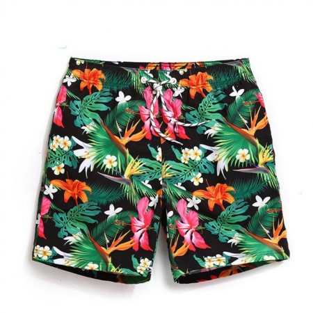 Short Curto Estampado Masculino Praia Confortavel Casual Praia