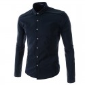 Camisa Social Lisa Masculina Manga Longa Elegate