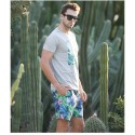 Men's Bermuda Summer Trends Floral Pattern Seabed