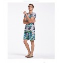 Bermuda Florida Masculina Casual Moda Praia Verão Estilo Tropical