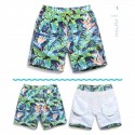 Bermuda Florida Masculina Casual Moda Praia Verão Estilo Tropical