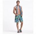 Bermuda Florida Masculina Casual Moda Praia Verão Estilo Tropical