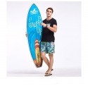 Bermuda Florida Masculina Casual Moda Praia Verão Estilo Tropical