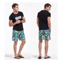 Bermuda Florida Masculina Casual Moda Praia Verão Estilo Tropical