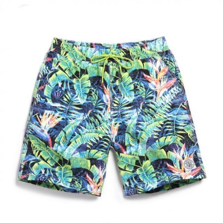 short jeans florido masculino