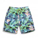 Bermuda Florida Masculina Casual Moda Praia Verão Estilo Tropical