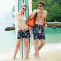 Bermuda Casual Estampada Masculina Praia Confortavel Ajustavel Curto