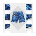 Bermuda Masculina Estampada Masculina Casual Praia Confortavel Curto