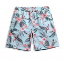 Men's Short Floral Pattern Comfort Fit Adjustable Casual Beach