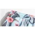Men's Short Floral Pattern Comfort Fit Adjustable Casual Beach