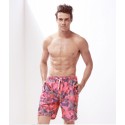 Bermuda Masculina Estampada Confortavel Casual Praia Ajustavel Curto