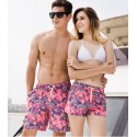 Men's Bermuda Print Comfortable Casual Beach Adjustable Short