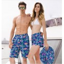 Men's Bermuda Print Comfortable Casual Beach Adjustable Short