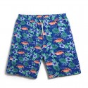 Men's Bermuda Print Comfortable Casual Beach Adjustable Short