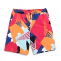 Bermuda Masculina Estampada Confortavel Casual Praia Ajustavel Curto