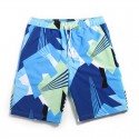 Bermuda Masculina Estampada Confortavel Casual Praia Ajustavel Curto